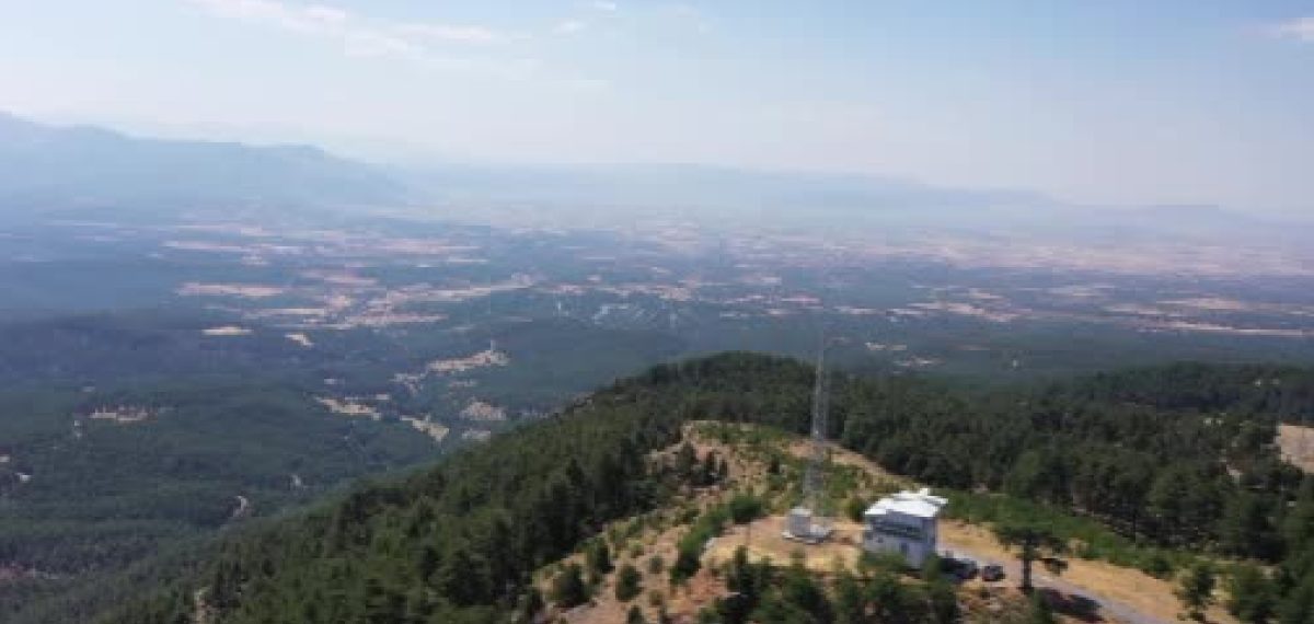 Denizli’de insansız gözetim kuleleriyle yangınlar 7/24 erken tespit ediliyor