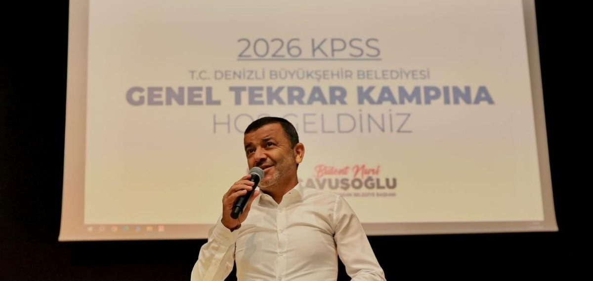 Denizli’de ücretsiz KPSS Genel Tekrar Kampı tamamlandı, Başkan Çavuşoğlu adaylara başarı diledi