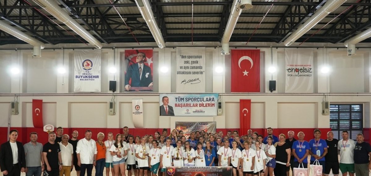 Denizli’de Uluslararası Ege Dostluk Basketbol Turnuvası tamamlandı