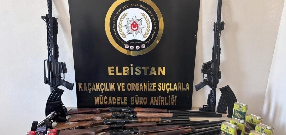 Elbistan’da uyuşturucu ve ruhsatsız silah operasyonunda 6 gözaltı, 4 tutuklama