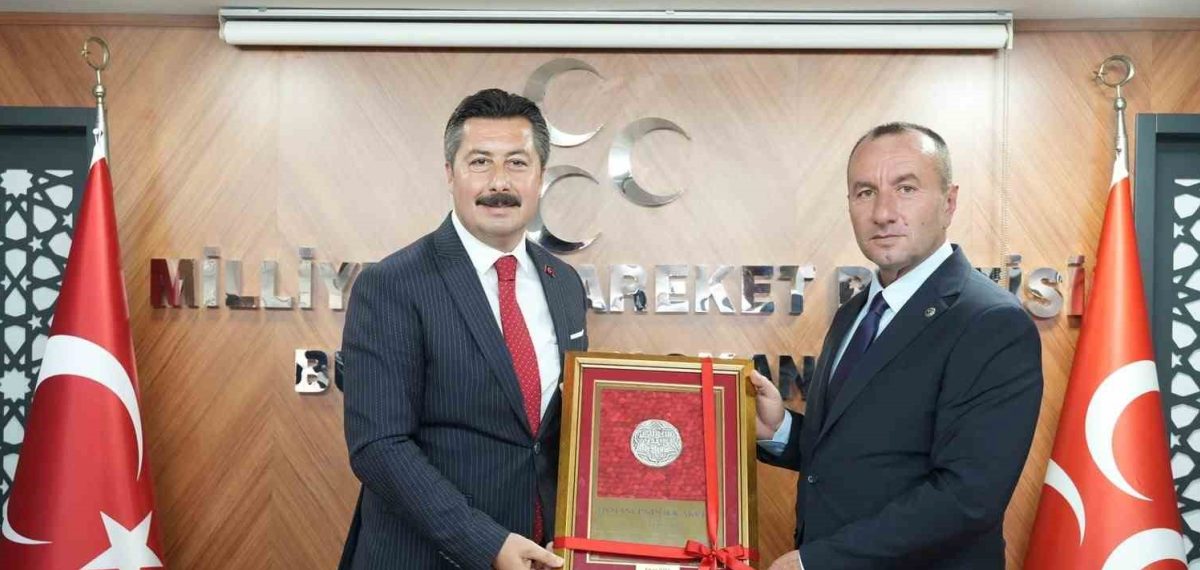 Ercan Özel’den MHP Bursa İl Başkanı Özcanbaz’a ziyaret: Yenişehir için iş birliği vurgusu