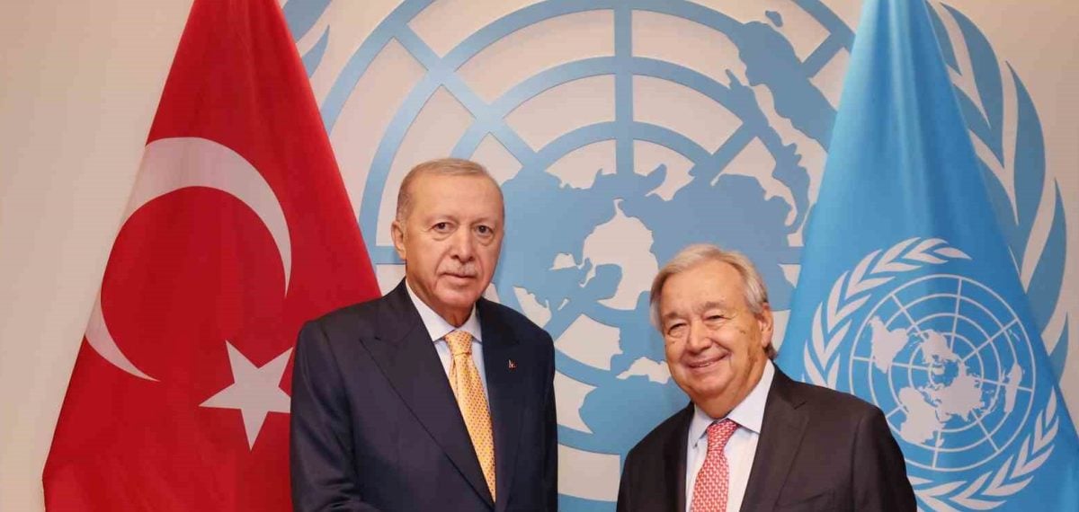 Erdoğan, BM Genel Sekreteri Guterres ile New York’ta görüştü ve bölgesel gündemi ele aldı