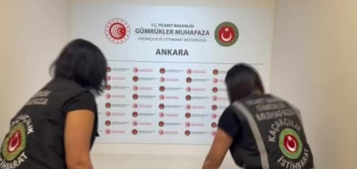 Esenboğa’da üç operasyonda 31.620 kg metamfetamin ele geçirildi