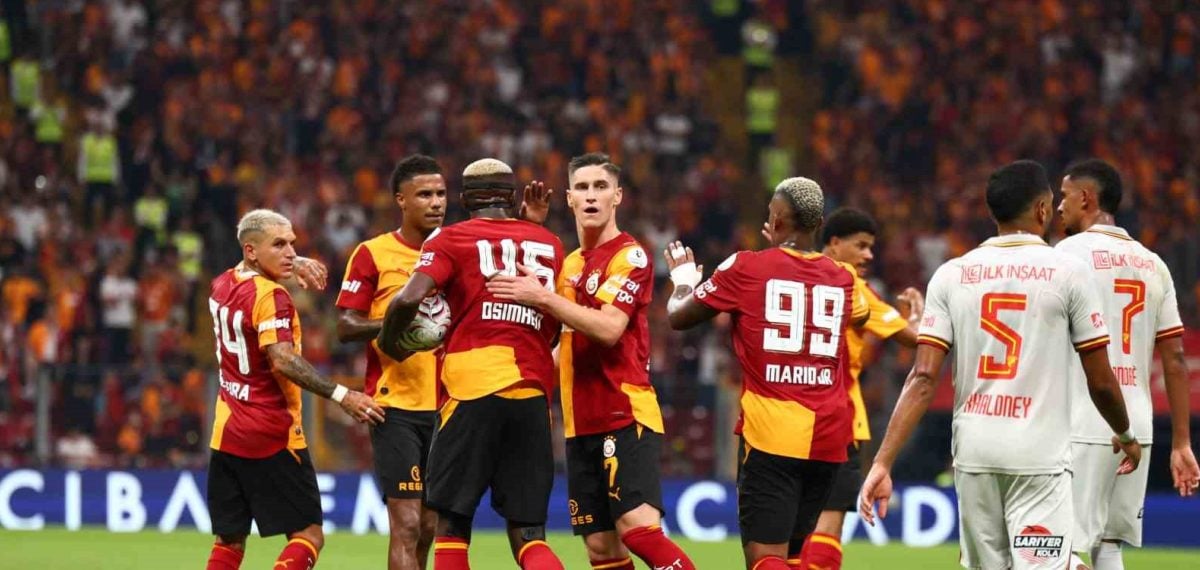 Galatasaray averajla liderliğe yükseldi; 3. haftada 31 gol