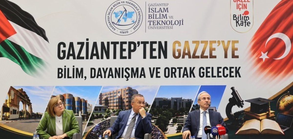 Gaziantep’te ‘Gazze İçin Bilim Kafe’ programı düzenlendi, uluslararası akademik dayanışma vurgulandı