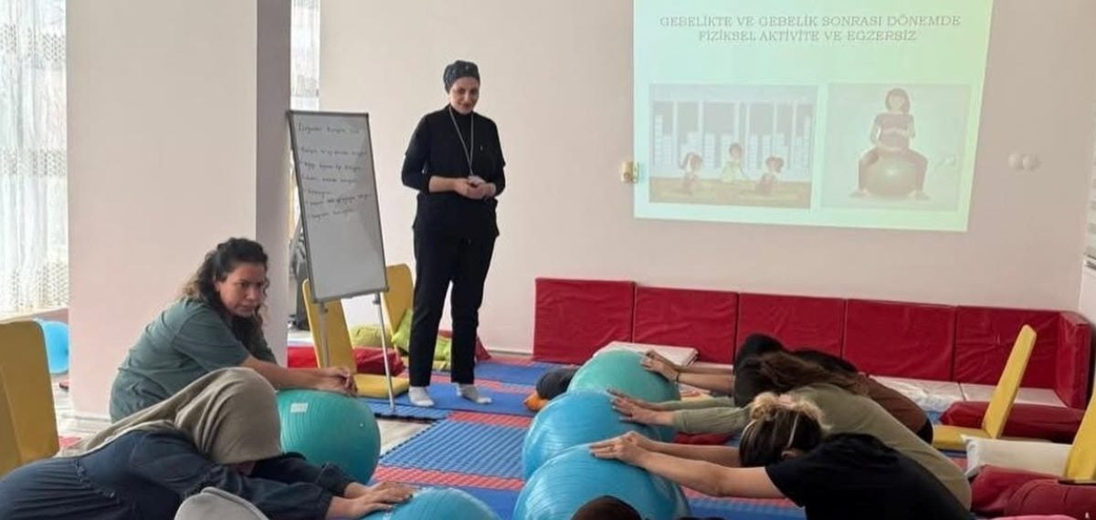 Gebe Okulu anne adaylarını doğuma fiziksel ve psikolojik hazırlıyor