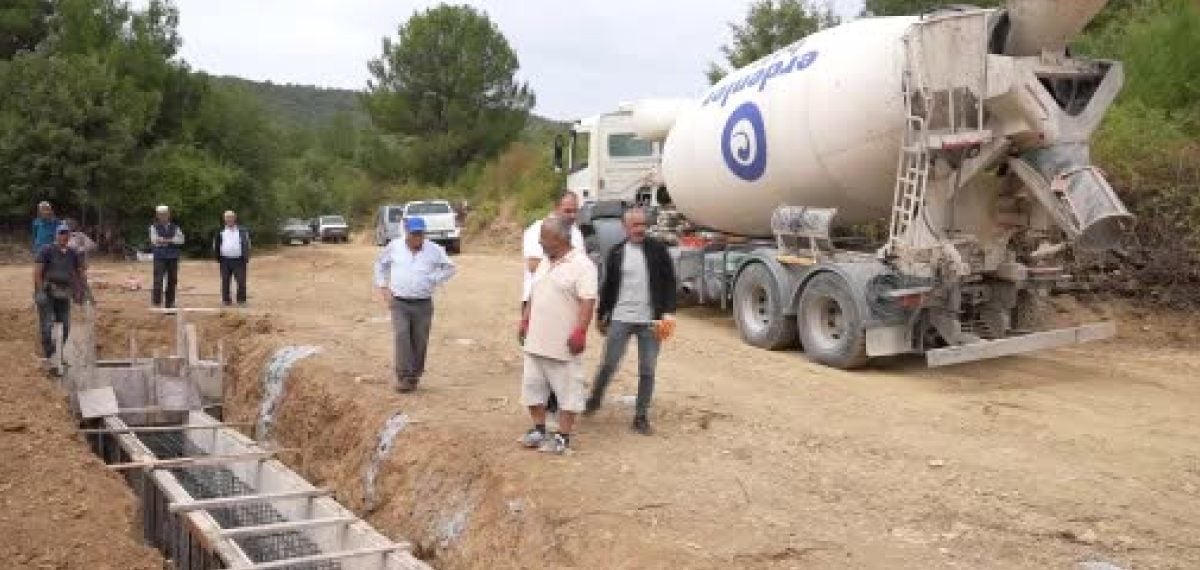 Gördes Kıranköy’de 28 bin m³ kapasiteli göletin yapımına başlandı
