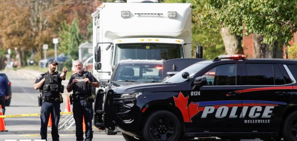Gunman fires at police outside Belleville synagogue, officer critically injured