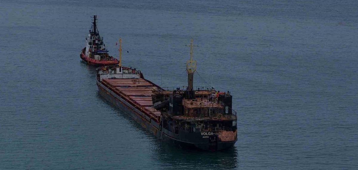 Hasar gören VOLGA-4007 Trabzon açıklarında demirledi ve bölgeye hasarlı gemiler yönlendirildi