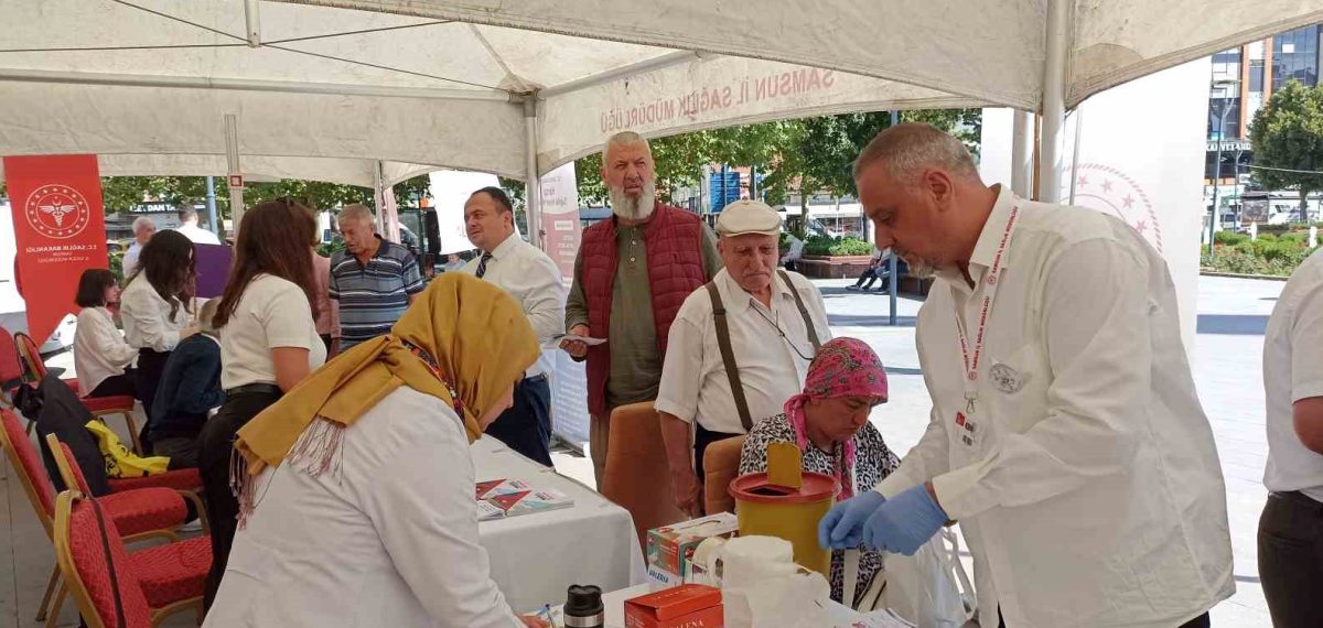 Havza’da Halk Sağlığı Haftası etkinliğiyle koruyucu sağlık hizmetleri tanıtıldı
