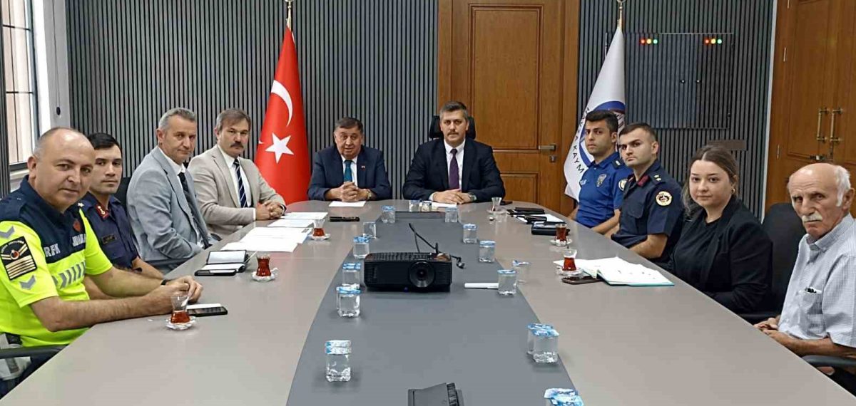Havza’da okul güvenliği toplantısı yapıldı, kurumlar iş birliği vurgulandı