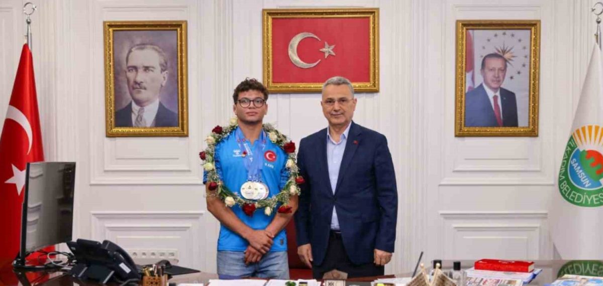 İlkadım Belediye güreşçisi Oğuzhan Kaya 5 madalyayla Samsun’a ilk lig başarısını getirdi