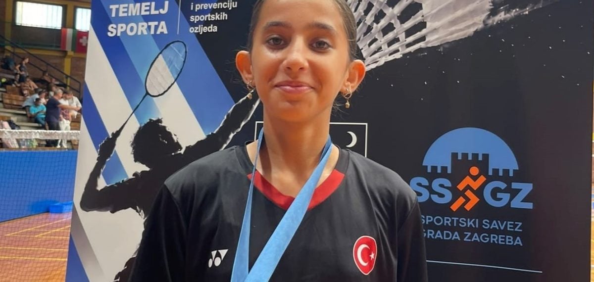 Irmak Denktaş, Zagreb Youth Open’da tek kızlarda üçüncü oldu
