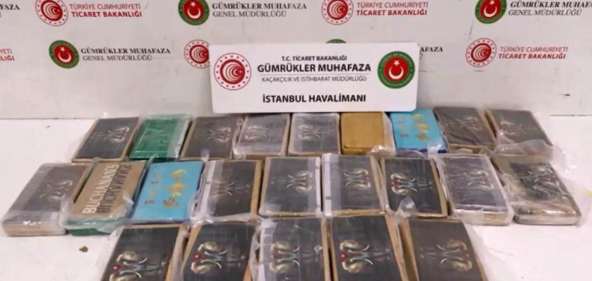 İstanbul Havalimanı’nda 51,5 kg kokain ele geçirildi, iki kişi tutuklandı