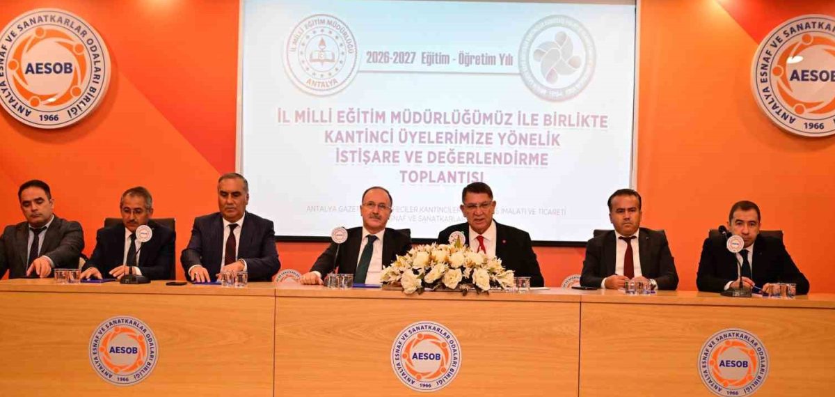 Kantinci esnafı AESOB’da buluştu: Sorunlar ve çözüm talepleri masaya yatırıldı