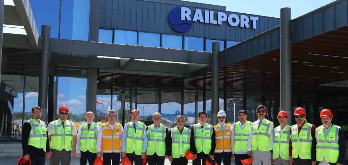 Karabük heyeti Railport’ta intermodal lojistik altyapısını yerinde inceledi