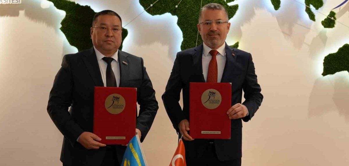 Karabük ve Atyrau üniversiteleri mühendislikte çift diploma için protokol imzaladı