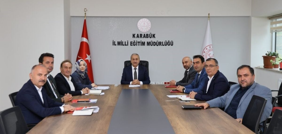 Karabük’te eğitim yılı değerlendirmesi ve okul güvenliği önlemleri