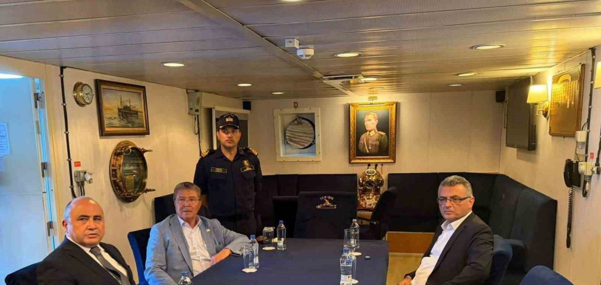 KKTC Cumhurbaşkanı Erhürman, TCG Işın’da Girne açıklarındaki arama çalışmalarını inceledi
