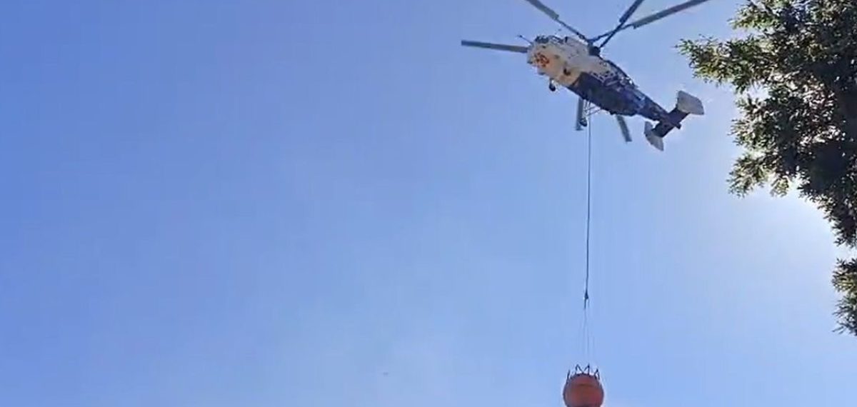 Kocaeli-Bursa sınırındaki orman yangını helikopter ve ekiplerle kontrol altına alındı