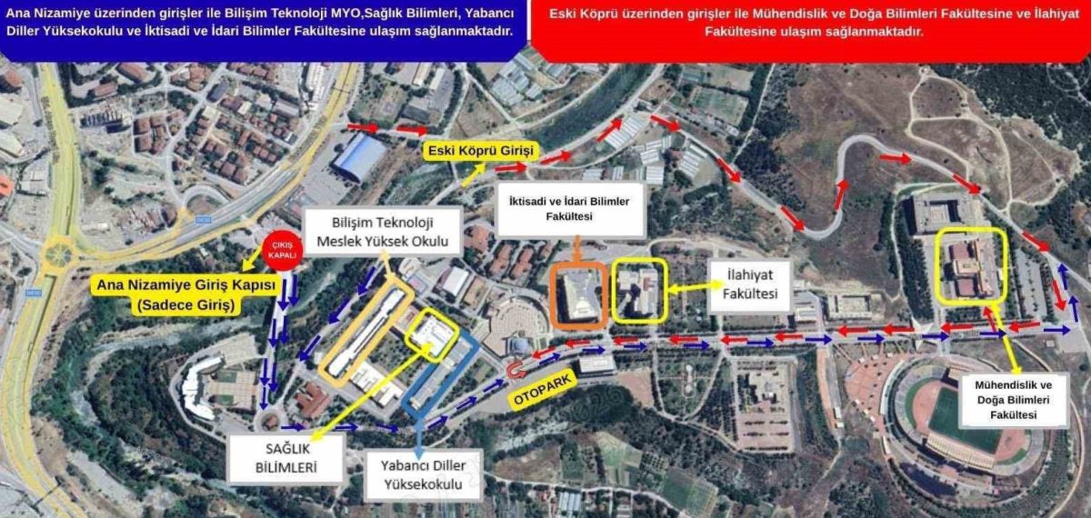 KPSS için Karabük’te ulaşım düzenlemesi ve kampüs giriş güzergahları açıklandı