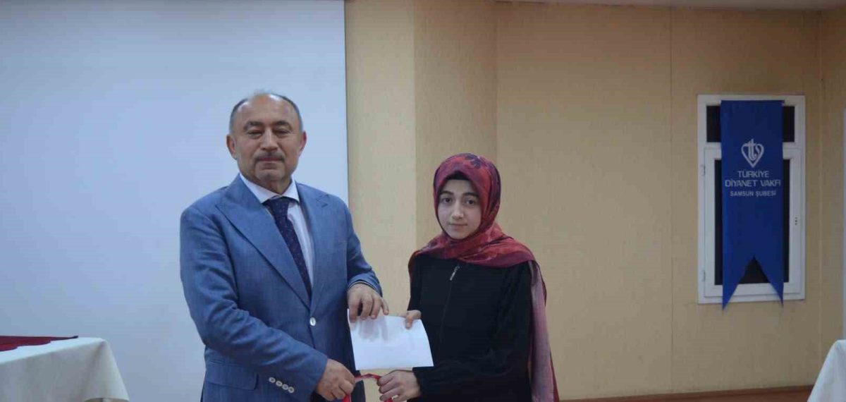 Ladikli Nisanur Çoban Samsun Hafızlık Yarışmasında İl Birincisi Oldu