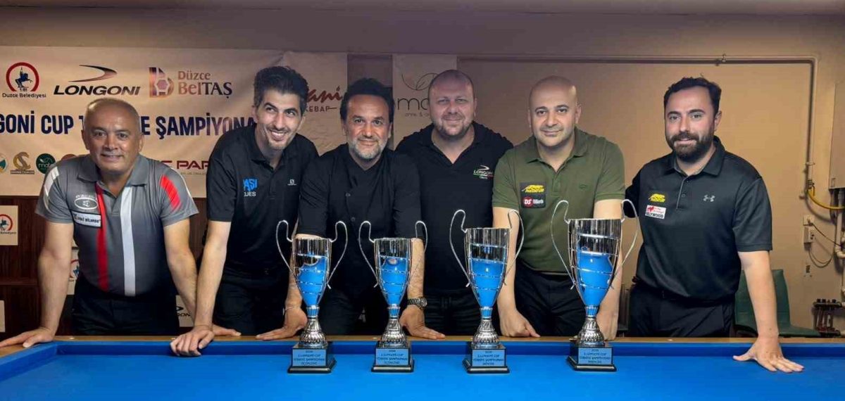 Longoni Cup 3 Bant Bilardo Türkiye Şampiyonası’nda zafer Berkay Karakurt