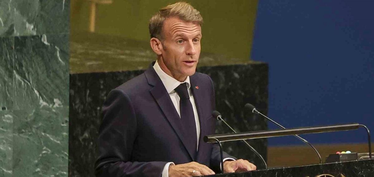 Macron BM Genel Kurulu’nda Gazze ve Ukrayna için moratoryum çağrısı yaptı