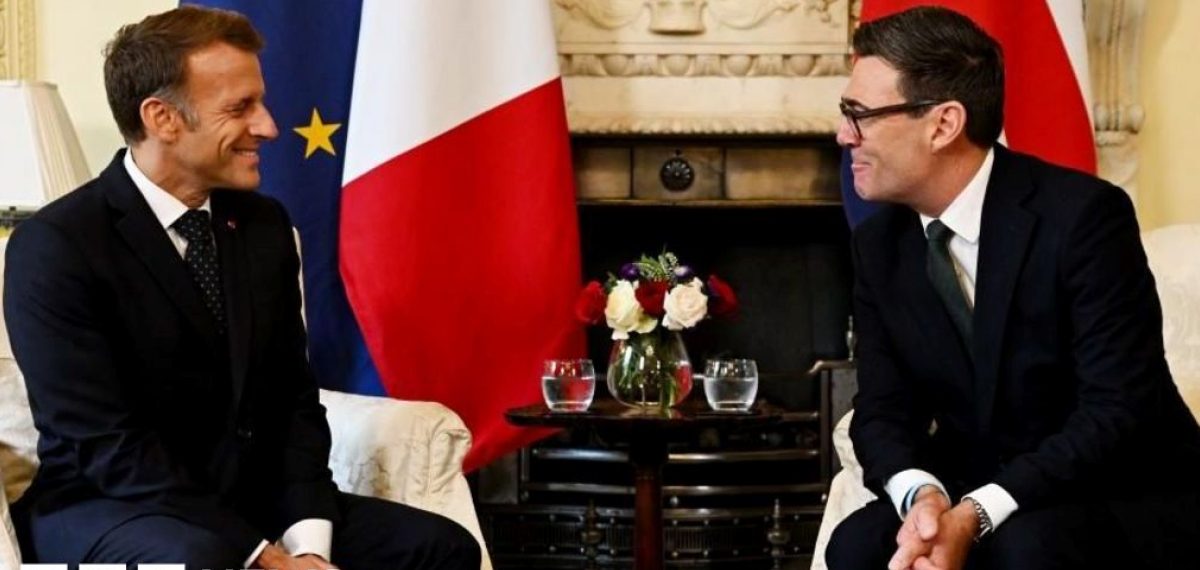 Macron visits Downing Street as leaders tackle Channel crossings and defence