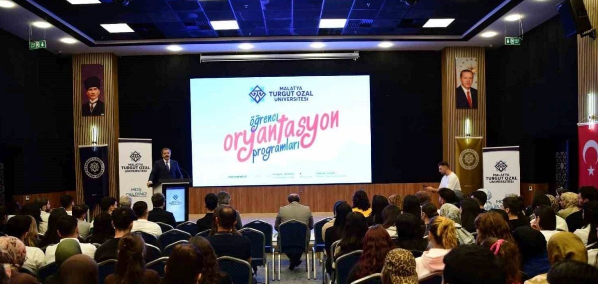 Malatya Turgut Özal Üniversitesi oryantasyonunda öğrencilere yurt ve hizmet duyuruldu