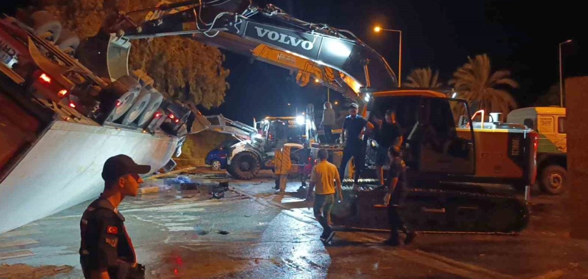 Manavgat’ta tırın devrildiği kazada iki kişi yaşamını yitirdi