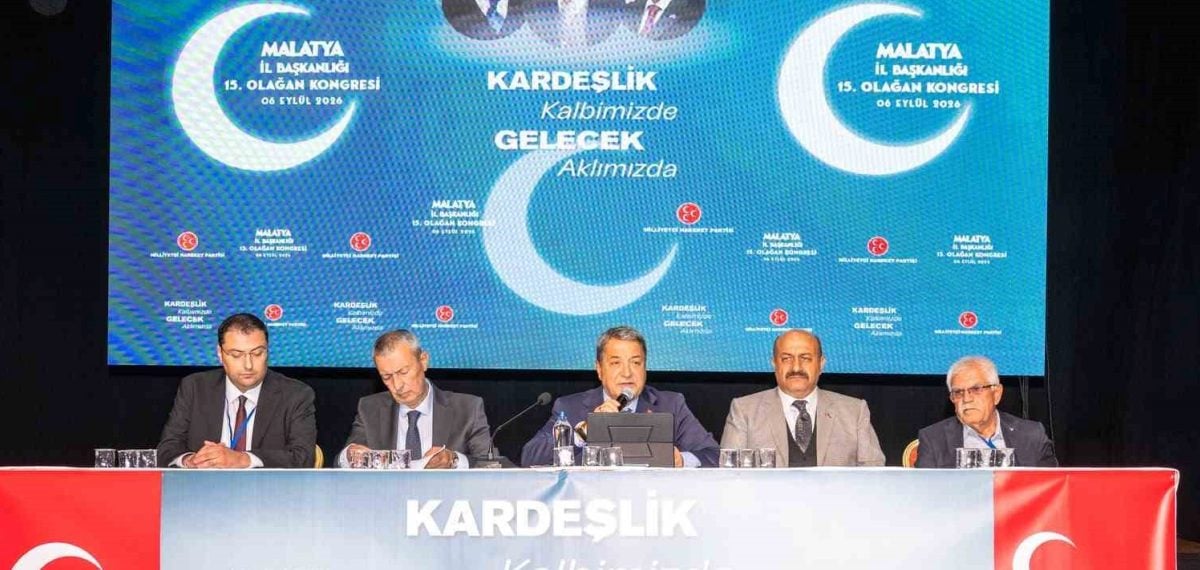 MHP Malatya İl Kongresi’nde Turgay Şengönül yeniden il başkanı seçildi