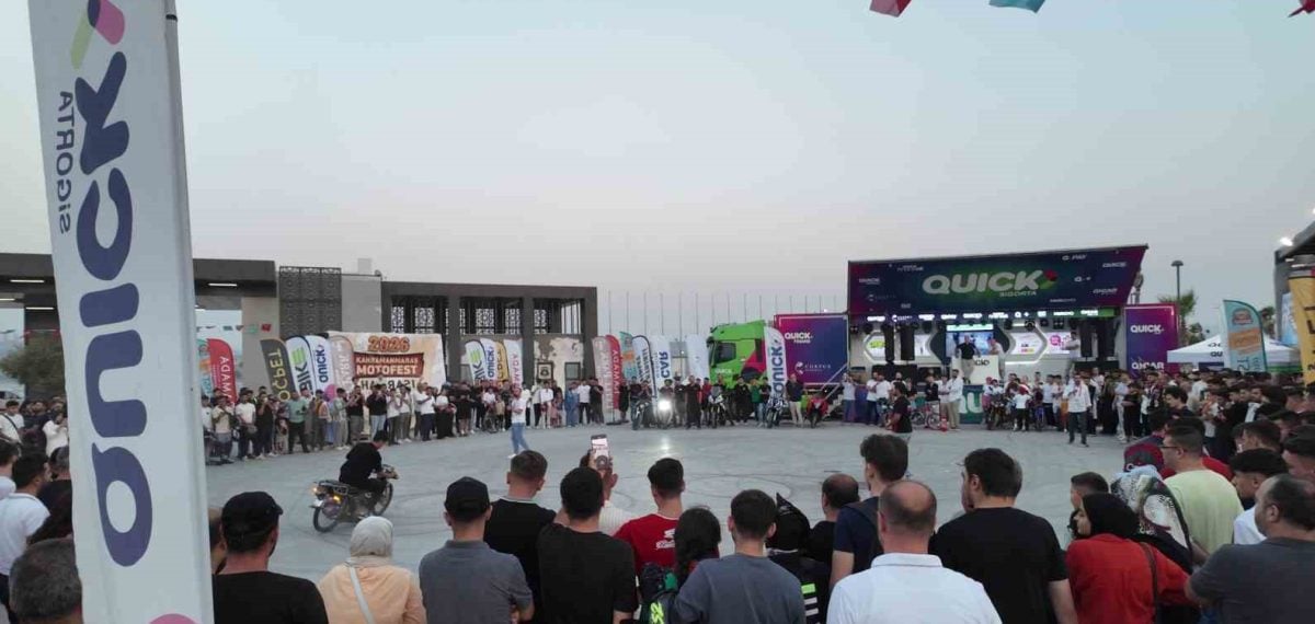 Motofest finali Kahramanmaraş’ta gerçekleşti, 50 bin ziyaretçi toplandı