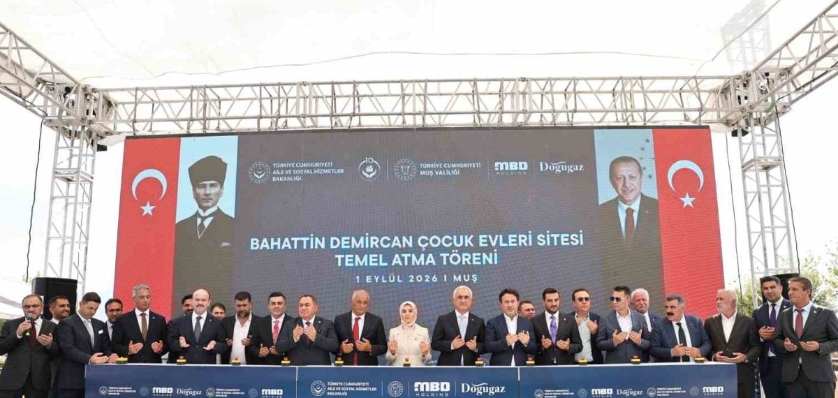Muş’ta Bahattin Demircan Çocuk Evleri Sitesinin temeli atıldı, 50 çocuğa yuva sağlanacak