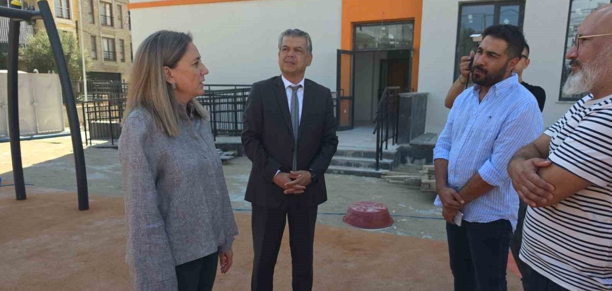 Nazilli’de teknolojik ve deprem güvenli 24 sınıflı Cumhuriyet İlkokulu açılışa hazırlanıyor