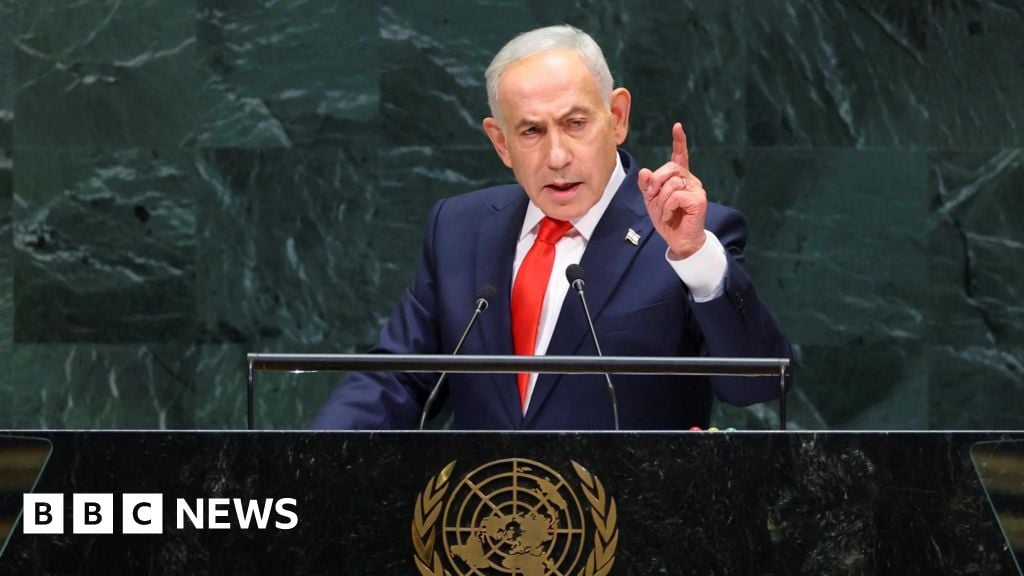 Netanyahu defends Israeli military actions in Middle East in UN speech