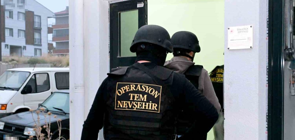 Nevşehir merkezli eş zamanlı operasyonda 34 şüpheli gözaltına alındı