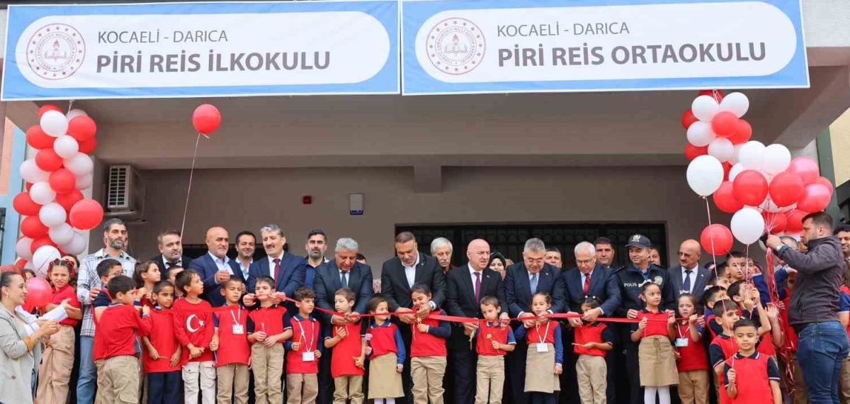Piri Reis Mahallesi’ne yeni okul açıldı öğrenciler modern koşullara kavuştu