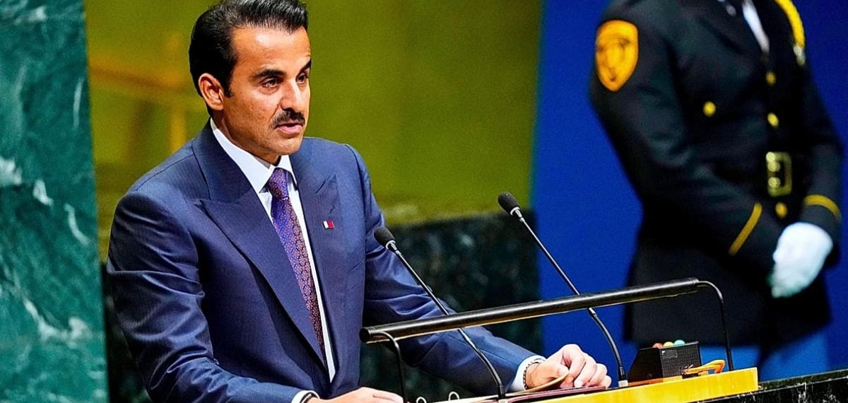 Qatar’s emir urges talks with Iran as regional leaders demand stronger action against Israel at UN