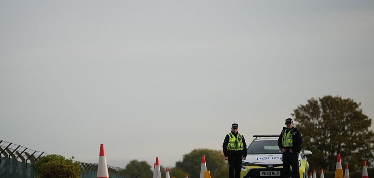 RAF Fairford bomb plot ‘clearly involves’ foreign actor, US secretary of state says
