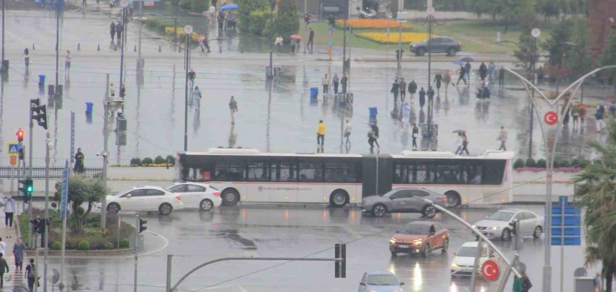 Samsun’da trafik kayıtları 558 bin 937’ye ulaştı, otomobil en büyük payı aldı