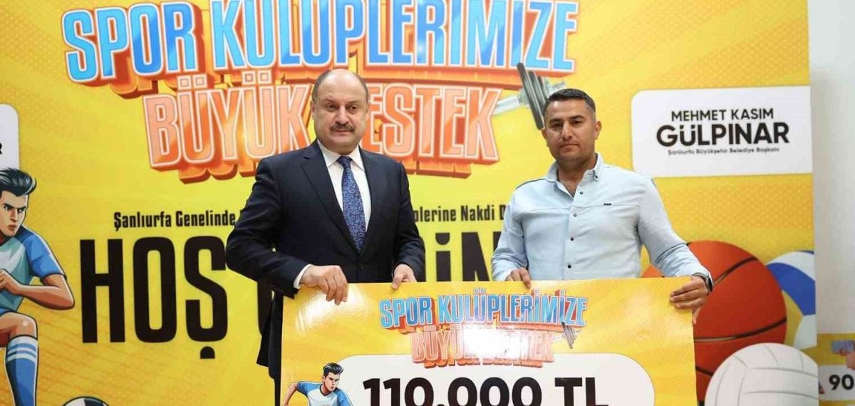 Şanlıurfa Büyükşehir’den amatör kulüplere 8 milyon 140 bin TL destek