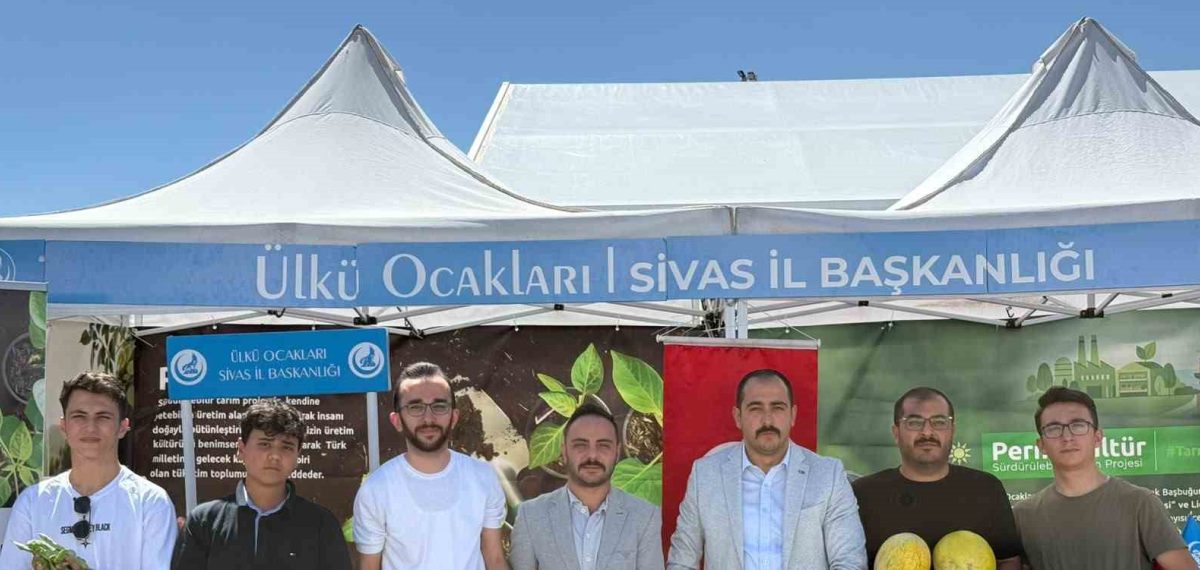 Sivas Ülkü Ocakları permakültür ürünlerini Agro Sivas Fuarı’nda sergiledi