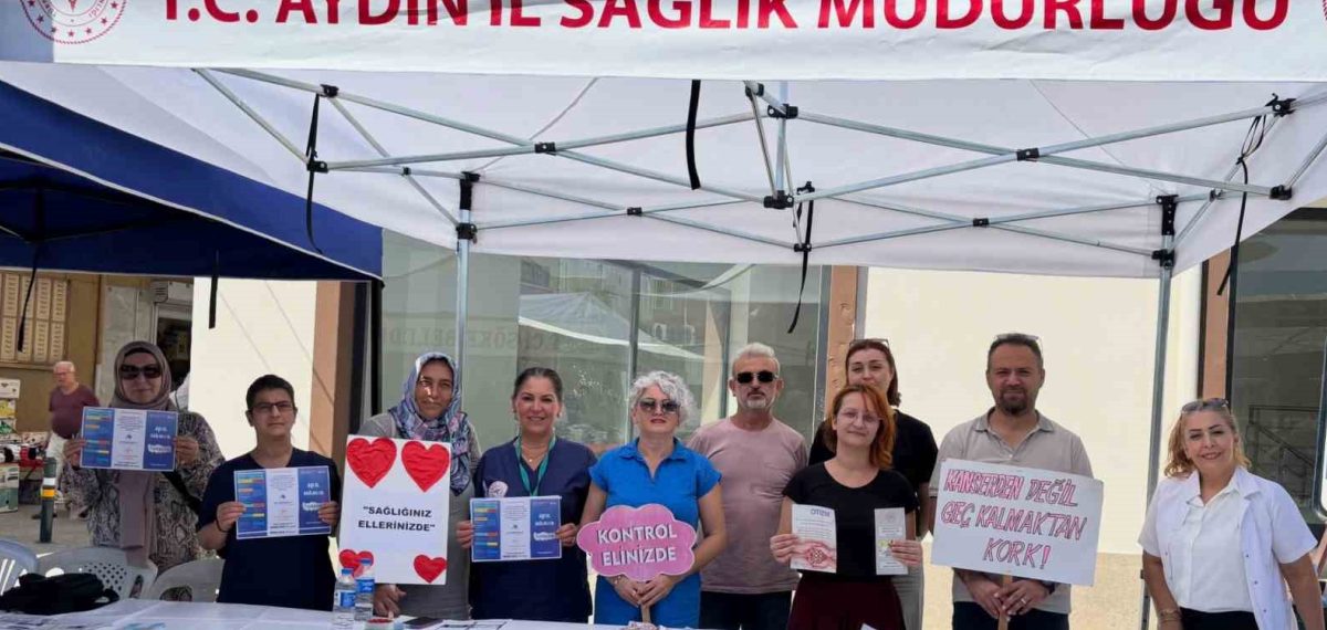 Söke’de Halk Sağlığı Haftası etkinliği: Vatandaşlara koruyucu sağlık bilgilendirmesi yapıldı