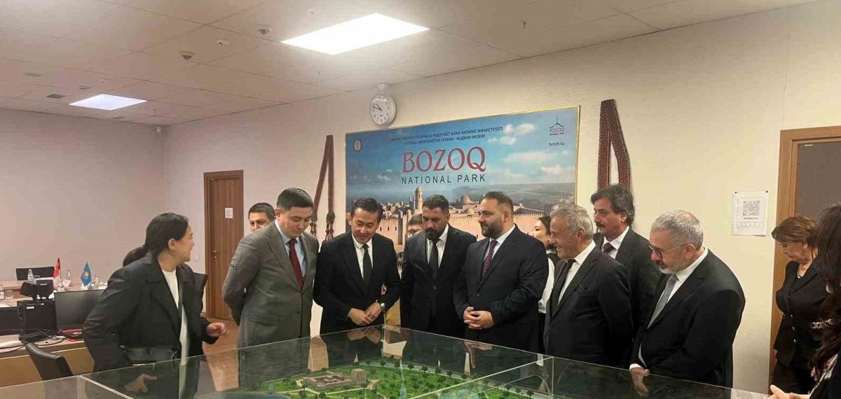 Sorgun Belediye Başkanı Mustafa Erkut Ekinci Kazakistan’da kültürel iş birliği temasları