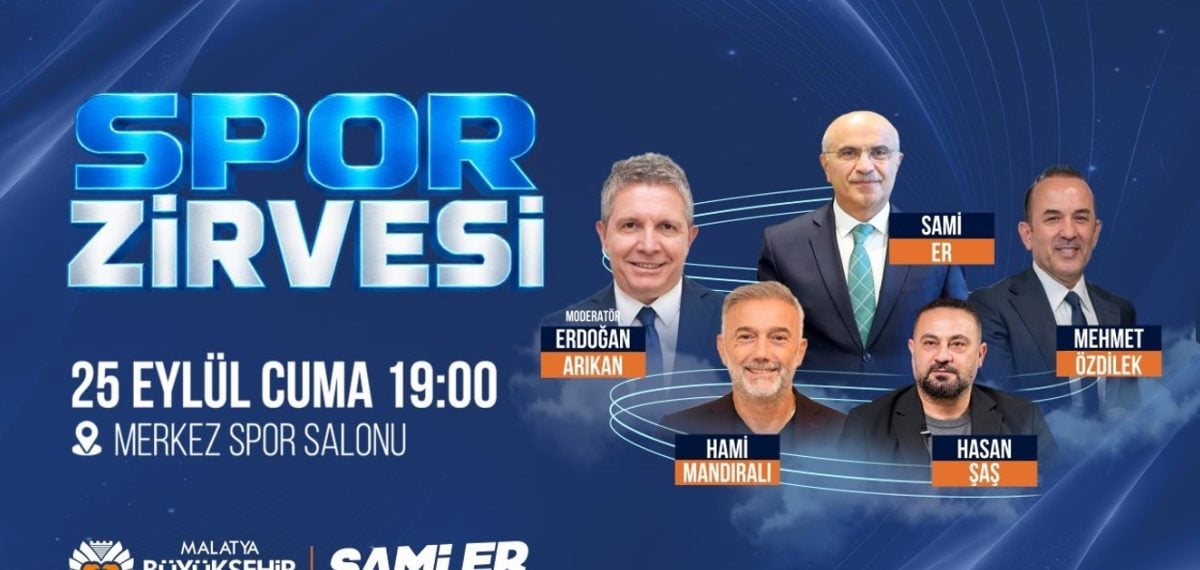 Sporun Zirvesi Malatya’da gerçekleştirildi, önemli isimler gençlerle buluştu
