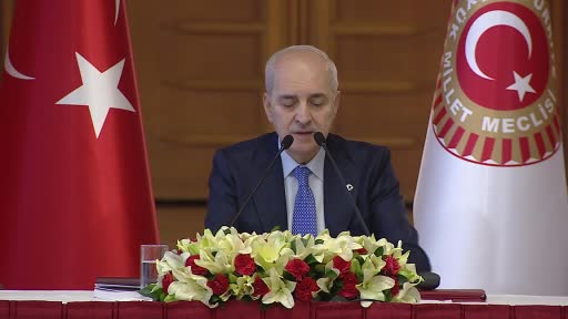 TBMM Başkanı Kurtulmuş: Terörsüz Türkiye süreci izleniyor, 467 oyla kanun kabul edildi