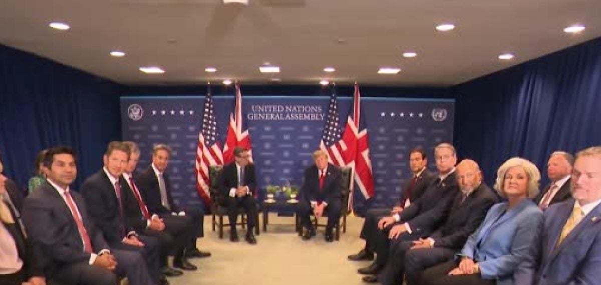 Trump ile Burnham görüştü, Diego Garcia ve ticaret meseleleri ele alındı