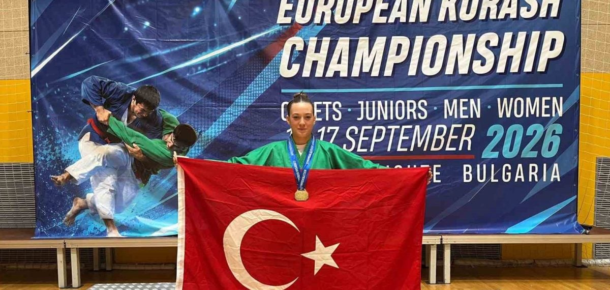 Tuana Kambur, Bulgaristan’da 63 kg Kuraşta Avrupa Şampiyonu oldu