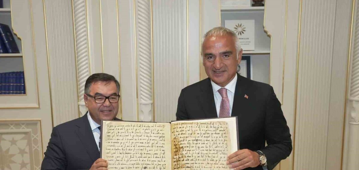 Türkiye ve Özbekistan kültür iş birliğini güçlendiren mutabakat zaptı imzaladı
